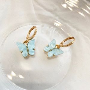 LAST ONE! butterfly charm drop earrings (buy 1 get two free!!!)